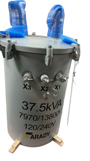 Transformador 37.5kVA 7.9/13.8kV - 120/240V